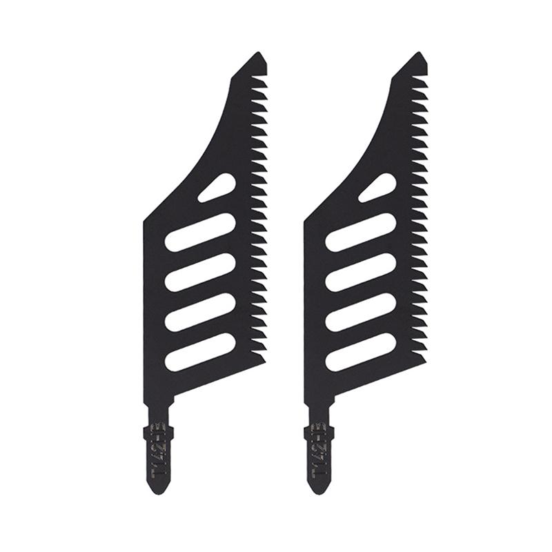 B17B T142Hb Curved Jigsaw Blade-5Pcs T Shank Flush Cutting Replacement Blades For Precision Cuts