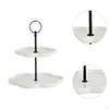 2 Tier Cupcake Stand Cake Plate Serving Platter Dessert Holder for Candy Donuts