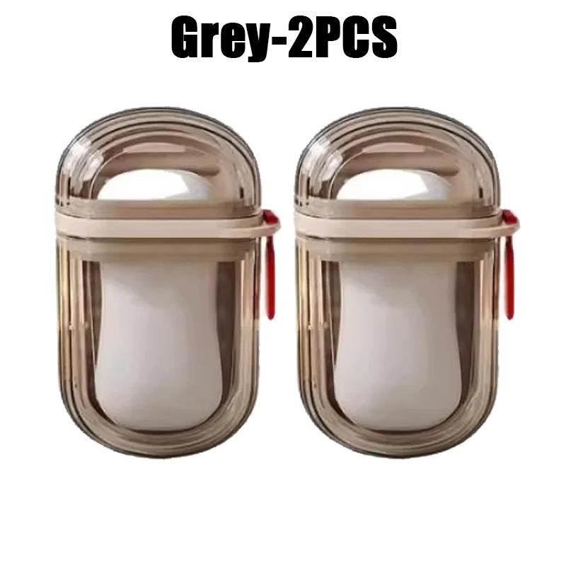 Creative Travel Soap Box with Lid Seal Draining Portable Small Soap Case Holder for Soap Storage and Bathroom Organizer