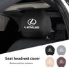 DJSZ3 Car Interior Seat Headrest Cover Anti-fouling Neck Pillow Protector Pad For Lexus CT ES GS NX IS250 CT200h IS300h ES300h RX400h
