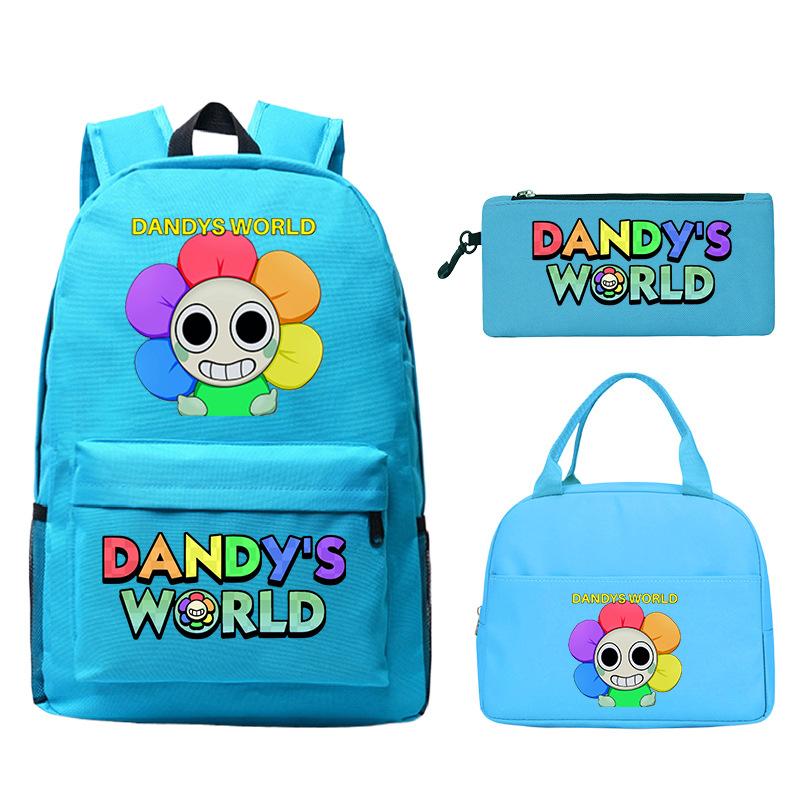 Sac d'étudiant Sac à crayons décontracté Sac à lunch Impression personnalisée Dandy'S World Around