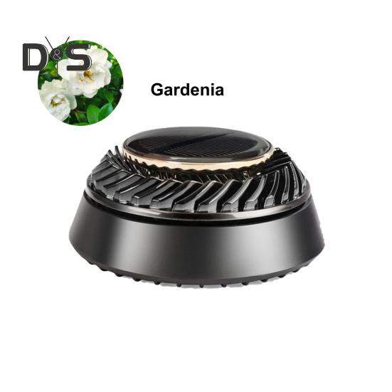 Solar-Auto-Lufterfrischer, automatisch drehbar, langlebiger Duft, Luftreinigung, Auto-Aromatherapie-Diffusor, Ornament, Auto-Innenzubehör