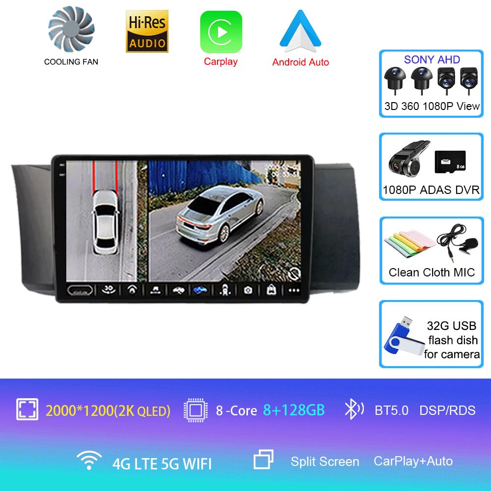 For Toyota GT 86 For Subaru BRZ 2012 - 2016 Car Radio Android 14 Carplay Navigation GPS Multimedia Player Stereo wifi+4G BT DSP