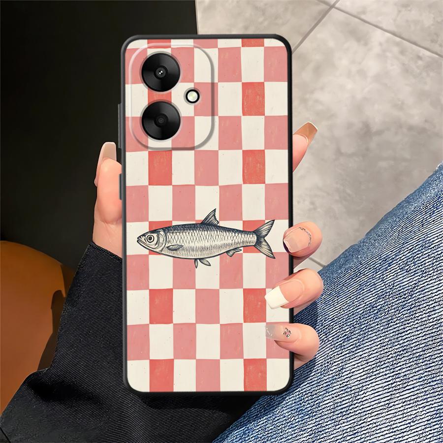 Marine Animals Case for Xiaomi Redmi 9A 9C 12 A5 13C 10 K60 12C 9T K40 K50 Gaming A1 A2 Plus Soft Back Phone Cover