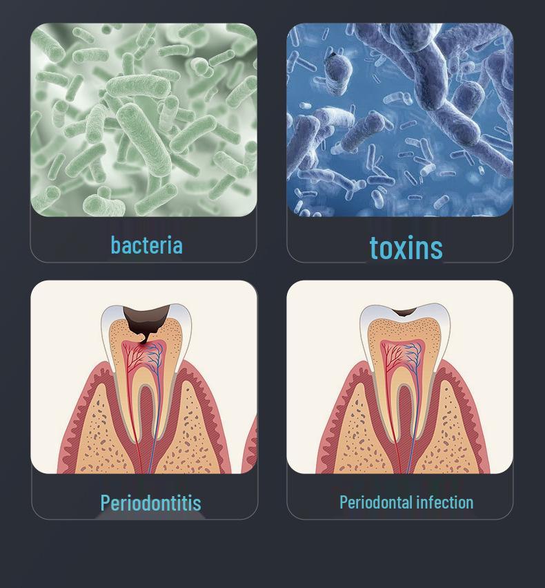 Portable Ultrasonic Water Flosser and Tooth Cleaner
