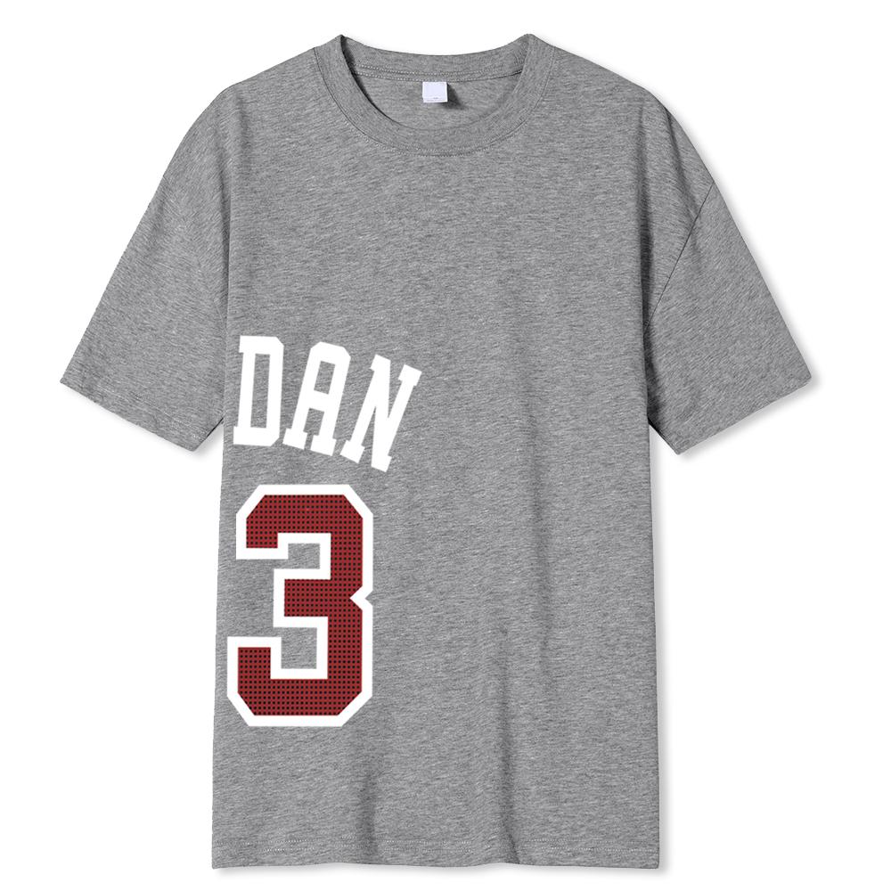 23 Buchstaben Ziffer Street Fashion Druck Herren Damen T-Shirts 100% Baumwolle Hohe Qualität Kurze Ärmel Locker Übergroß S-3XL T-Shirt Tops