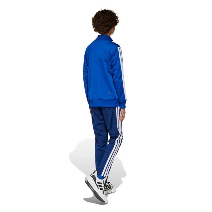 adidas TIBE Tracksuit Kids KQG66 (Team Royal Blue/White/Glow Blue) 160