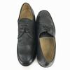 80s-90s Vintage Baltes leather service shoes U-tip 9.5 28.0 black military(USED)