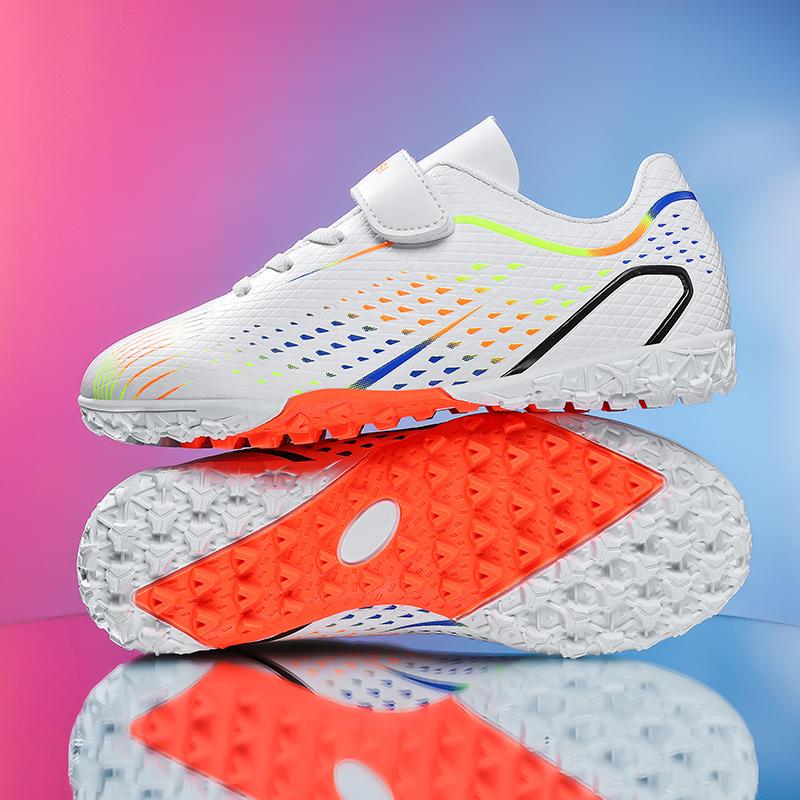 KIDS Football Shoes TFSpike Kid's Professional Artificial Turf Training Football Boots for Girls Soccer Shoes