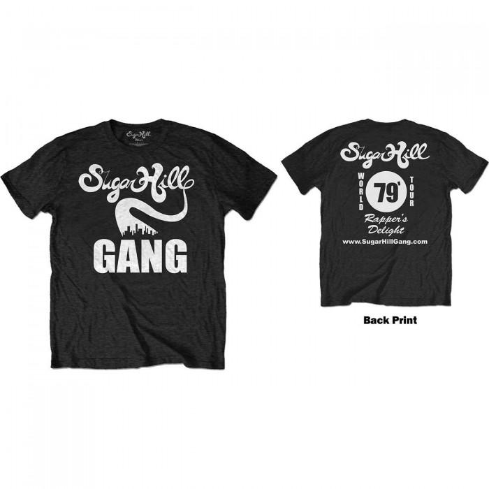 The Sugarhill Gang Unisex Adult Rappers Delight Tour Back Print T-skjorte