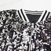 Autumn and Winter Sequins Long Sleeve Women's Jacket