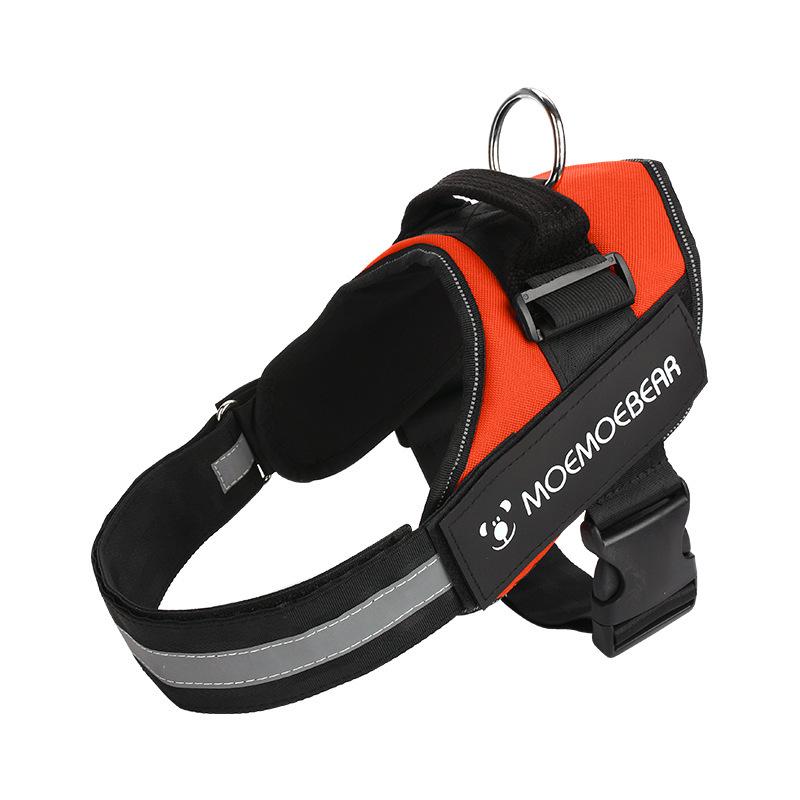 K9 Saddle Style Dog Harness & Leash - Explosion-Proof, Medium/Large Breeds, Border Collie, Golden Retriever