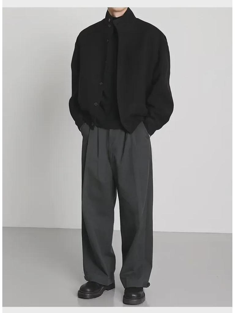 Men's 2024 Spring/Fall Fashionable Jacket: High Street Hong Kong, Japanese Harajuku, Korean Influences, Loose Fit.