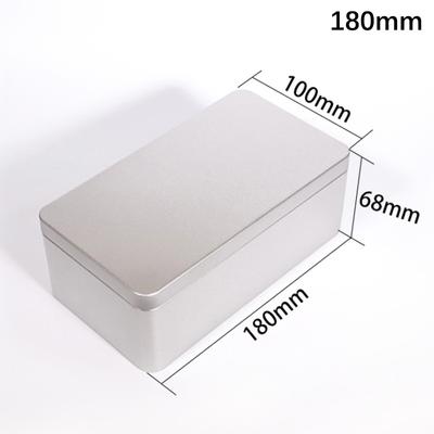 Mini caja de hojalata para jabón, horquilla de metal, rectangular, de hierro, pequeña, cuadrada, para guardar joyas, uñas, belleza, dulces, monedas, pastillas.