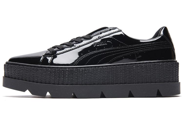 PUMA Pointy Creeper Rihanna Fenty Patent Black Women s 366270-01 37