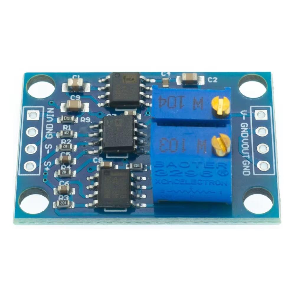TENSTAR AD620 Microvolt MV Voltage Amplifier Signal Instrumentation Module Board 3-12VDC