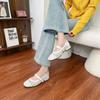 Autumn New Single Shoes Women's Niche Weaving Italian Style High-end Temperament Retro Women's Shoes Soft-soled Mary Jane Shoes
