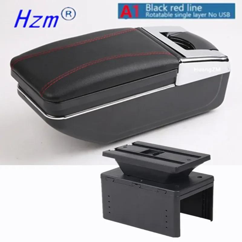 For Ford Focus mk1 Armrest Box For For Ford Focus mk1 Universal Car Armrest nterior Parts Center Storage box with USB LED light