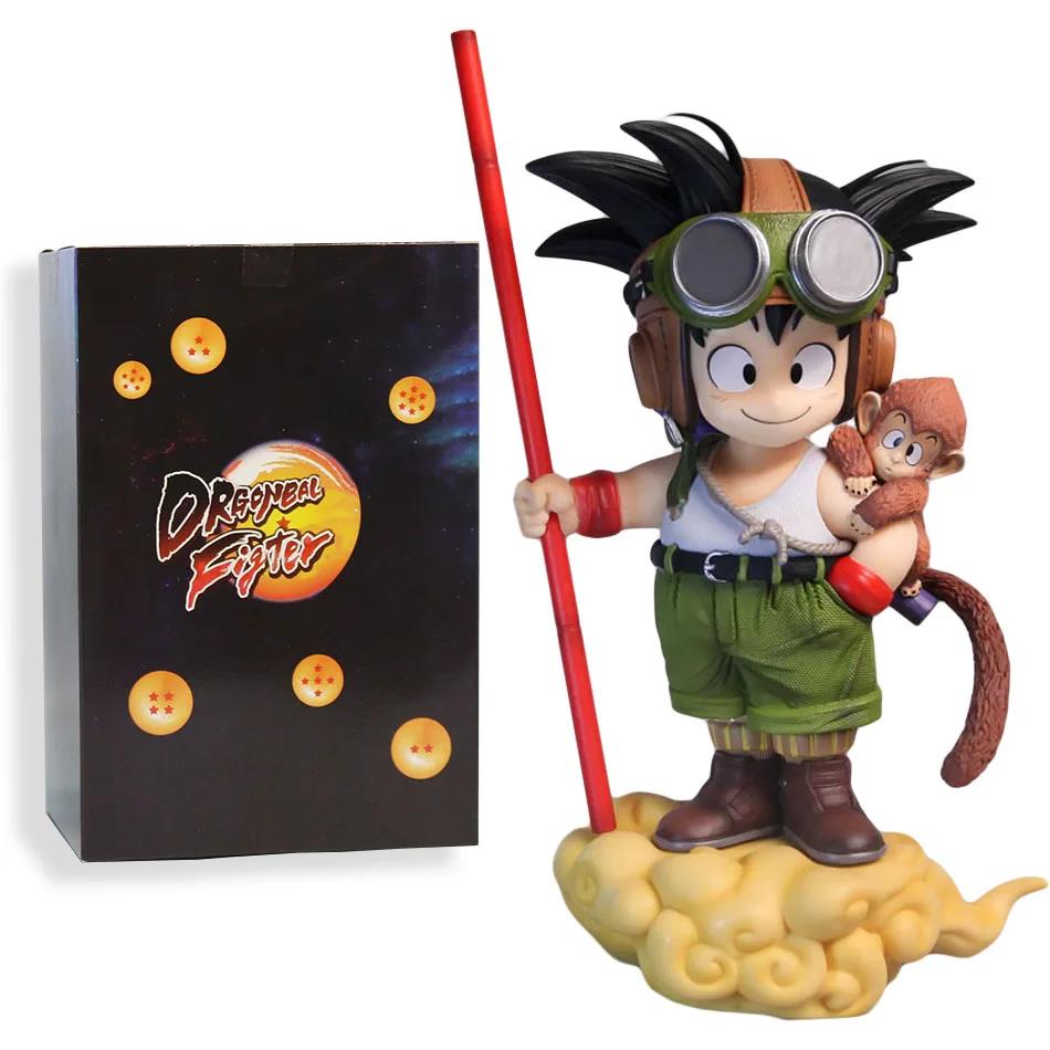 s Anime Dragon Ball Son Goku Figure With Monkey Kid Goku Action Figure16cm Pvc Statue Collection Model Toys Gifts