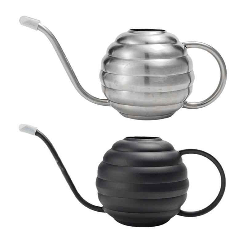 Stainless Steels Waterings Can with Long Spout Garden Watering Pots for Outdoor and Indoor Plant Household Watering Kettles argento