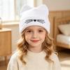 Keep Warm Kids Knitted Hat Cat Ear Winter Cap Cute Beanie Hat  Children