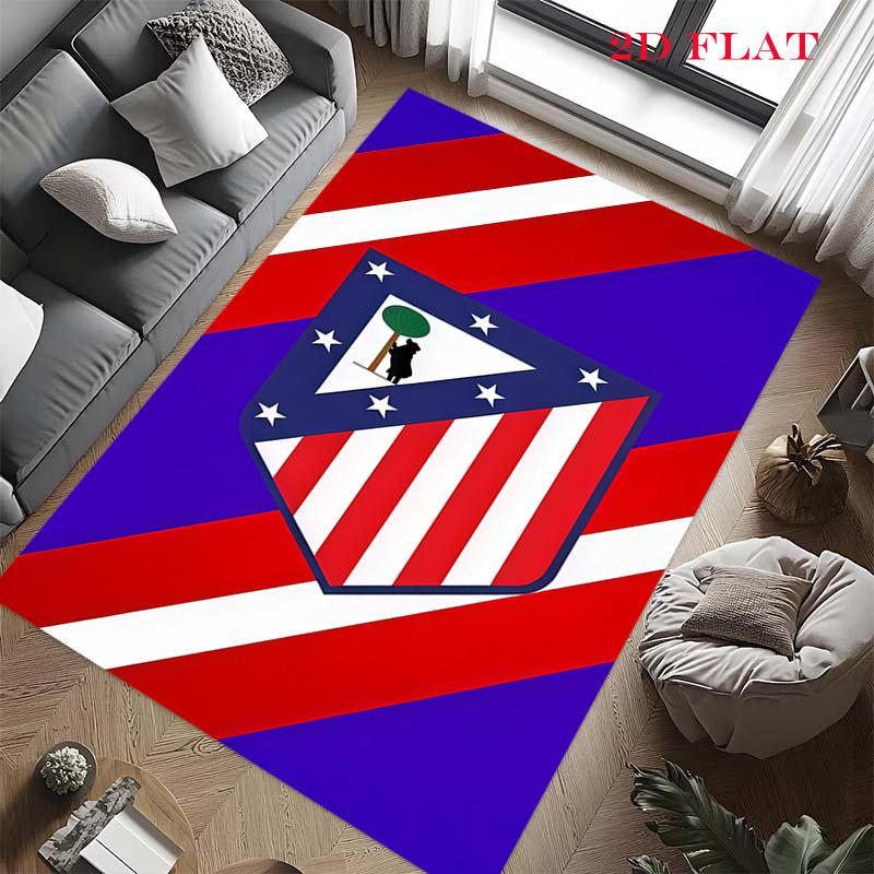 Atleti  Carpet Rug for Living Room Bedroom Home Sofa Decoration,Kids play Nonslip Floor Mat
