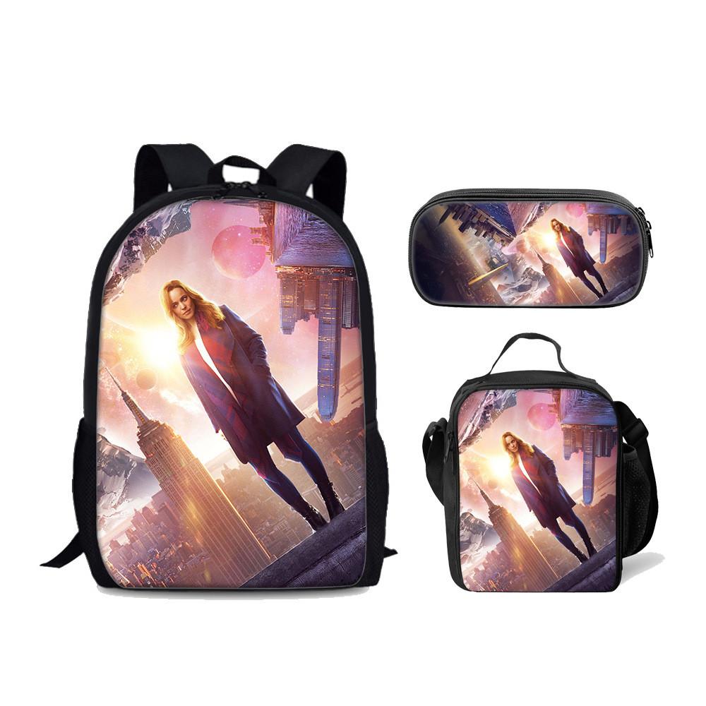 Doctor Strange 2 Multiverse Backpack Lunch Bag Pencil Case Student School Set For Teens