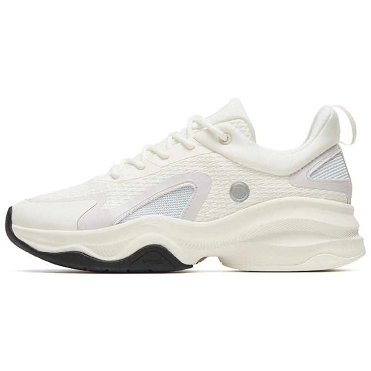 

Anta Fabric Cushioning Slip Resistant Abrasion Resistant Low top Training Shoes Women s White Gray Blue 122247756-7 38.5