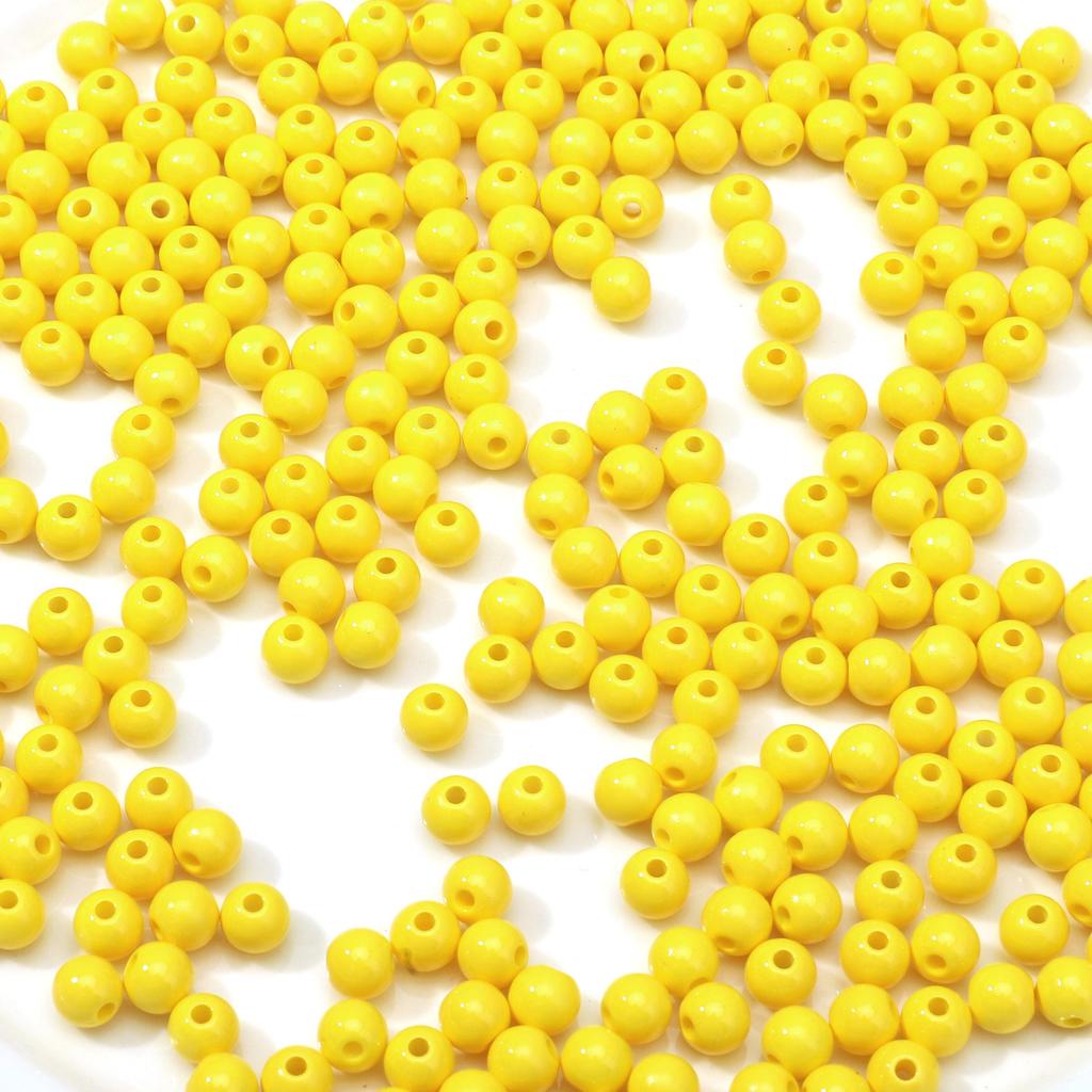 10Pcs Acrylic Beads Fantasy Color Ball Charms for DIY Necklace Bracelet Earring Jewelry Making