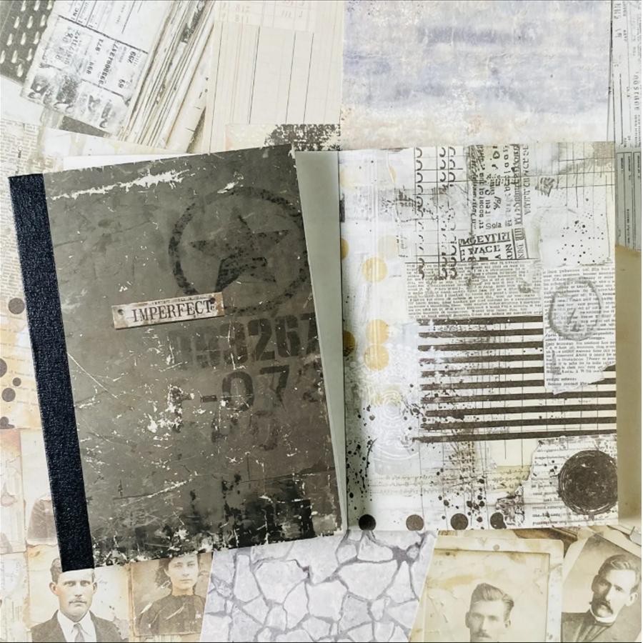 Set di 100 fogli di Carta per Scrapbooking Vintage - Carta Decorativa Non Adesiva per Junk Journal Fai da Te Carta per Artigianato