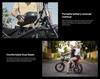 EMOKO C93pro-24 Retro E-bike, 24x4-inch Off-road Fat Tires, 48V 23Ah Battery, Full Suspension System, Hydraulic Brakes.