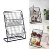 Kitchen Fruit and Vegetable Storage Rack Household Kitchen Living Room Vegetable and Fruit Basket Compartmentalized Storage Rack