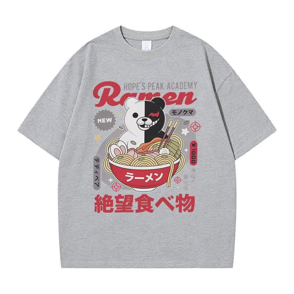 Anime Hopes Peaks Academy Danganronpa Eat RaUnisex Graphic Tshirt Unisex Women Funny Vintage Japanese Style T Shirts Cotton Tshirts