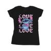 Lilo & Stitch Womens/Ladies Valentine Love Cotton T-Shirt