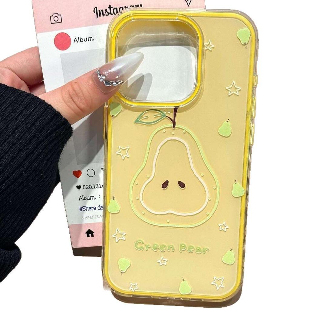 ins Apple core iPhone17promax mobile phone case is suitable for Apple 16Pro white background imd case 15 personalized Air.