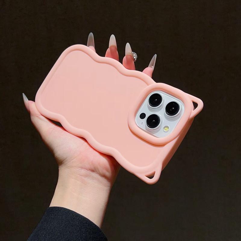 Cat Ear Candy Wave Phone Case For Vivo V50 V40 V30 Lite V29 V27 V25 Pro V50E V40E V30E V29E V27E V25E V23E V21E 4G 5G Soft Cover
