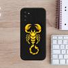 Scorpion Phone Case For Samsung Galaxy A13,A21s,A22,A31,A32,A52,A53,A71,A80,A91 Soft Black Cover