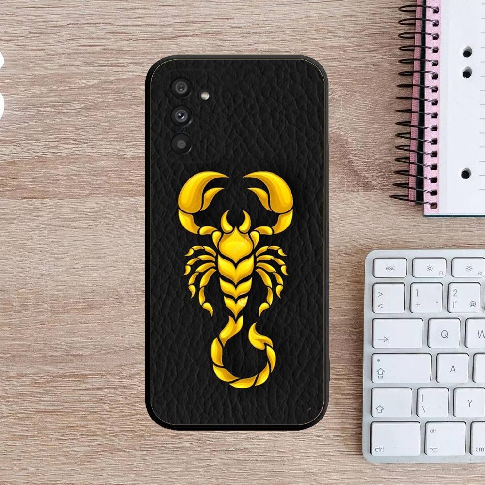 Scorpion Phone Case For Samsung Galaxy A13,A21s,A22,A31,A32,A52,A53,A71,A80,A91 Soft Black Cover