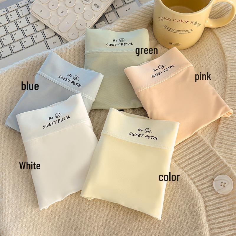Aurora Style Ultra-Thin Mid-Rise Antibacterial Ice Silk Boxer Briefs for Women