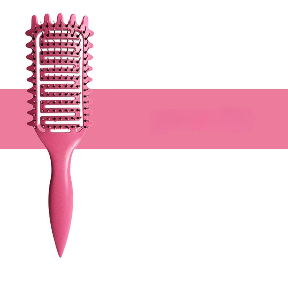 3 in 1 Curl Define Styling Brush Hollow Out Detangling Hair Brush Tangled Hair Comb Shaping Defining Curls Barber Styling Tools