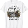 Lake Ontario Est 1615 Always And Forever Vintage Ontario T-Shirt