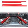 For C8 Corvette Accessories Aluminum Engine Compartment Pull Bar Trim Strip,Engine Bay Strut Bar Left Right Panel Cover Trim Compatible with Corvette