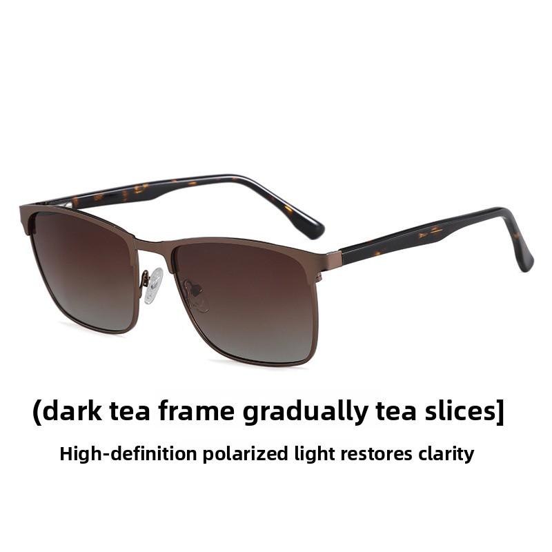 2026 new polarized sunglasses with acetate pins on the temples, high-end sunglasses, European and American fashion glasses, specifically for driving