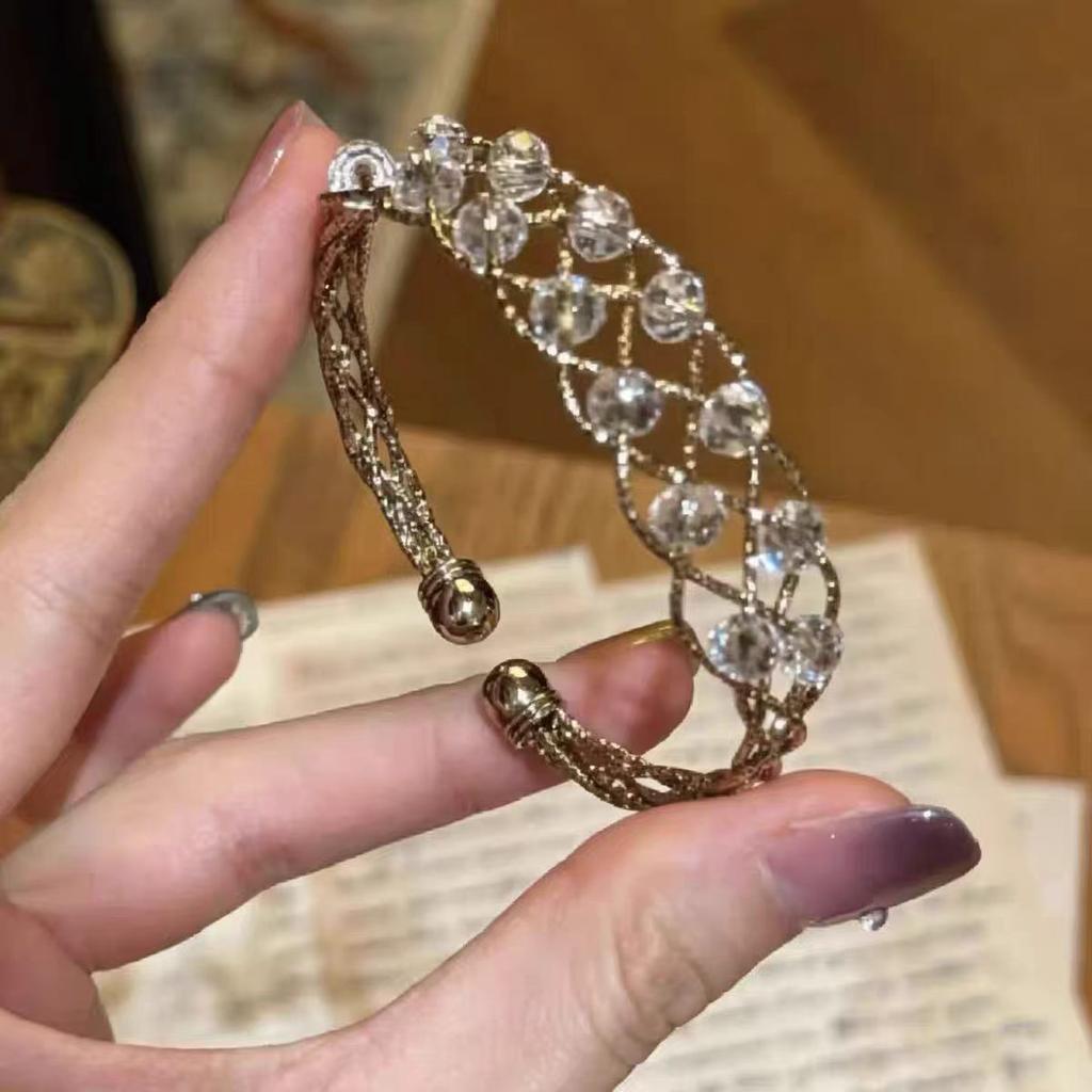 [Star Weaving Dream Network] Niche Design Sense Bracelet Bracelet Light Luxury Exquisite Advanced Sense Personality Versatile Temperament Jewelry
