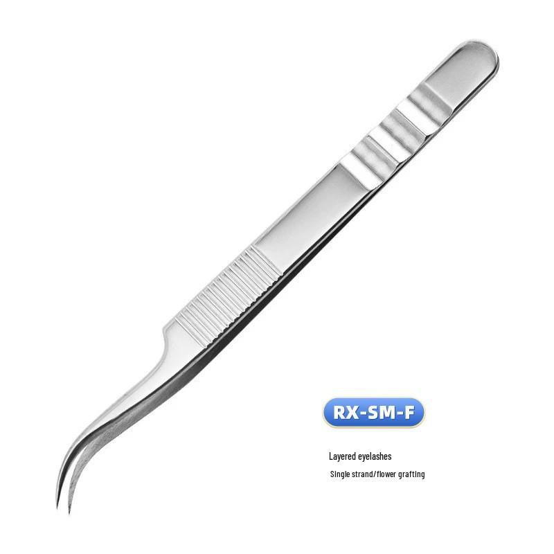 Precision Eyelash Tweezers for Artists: Multipick & Single Root Blooming, Universal Use (Ukraine)