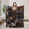 New Arrival Criminal Minds Spencer Reid Flannel Blanket  Warm Throw Blanket for Couch Chair Camping Bedspread Sofa Bed Cover