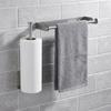 Wall Mounted Paper Towel Holder Stainless Steel Cling Wrap Holder  Kitchen Accessories
