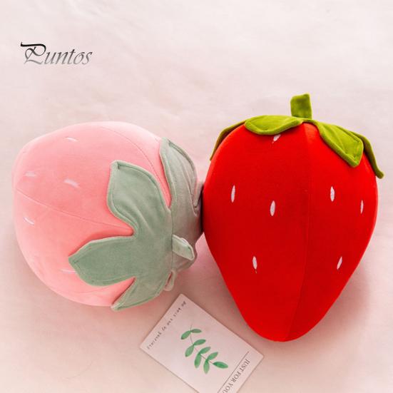 Pernă de pluș cu căpșuni pentru copii Jucărie super moale umplută cu fructe Pernă drăguță scaun lavabilă Cadou de Crăciun pentru copii Profesori Prieteni