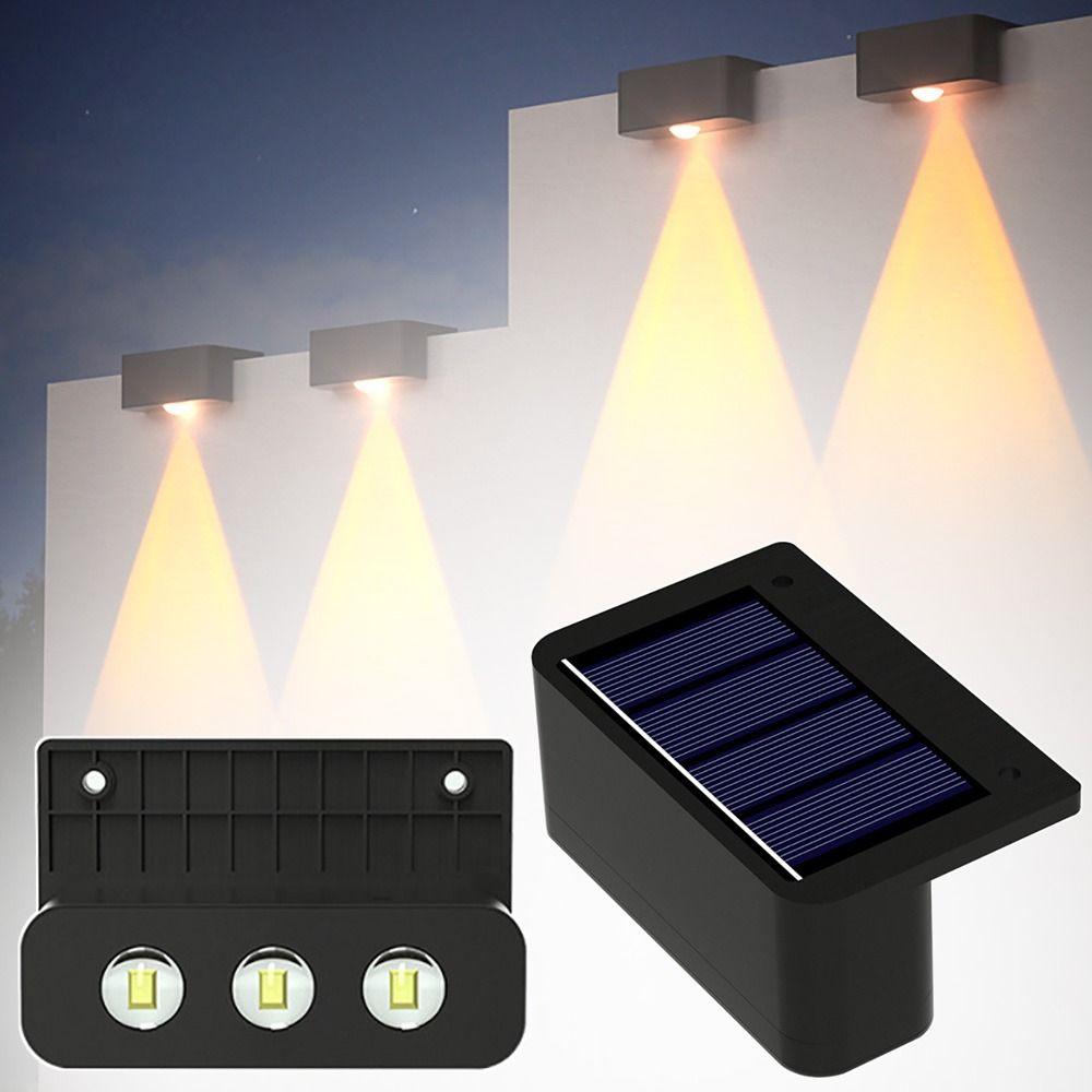 Rainproof Solar Step Lighting Solar Charging Solar Pathway Lights Garden Fence Light Pathway