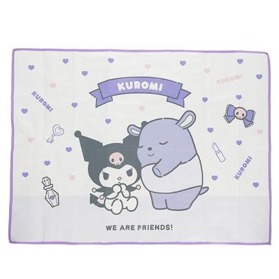 Pikniková deka Marushin, stredná veľkosť, Sanrio Kuromi a priatelia, pre 2-3 osoby, kompaktná, hrubá, ideálna pre deti, školské výlety, športové dni, dievčatá,
